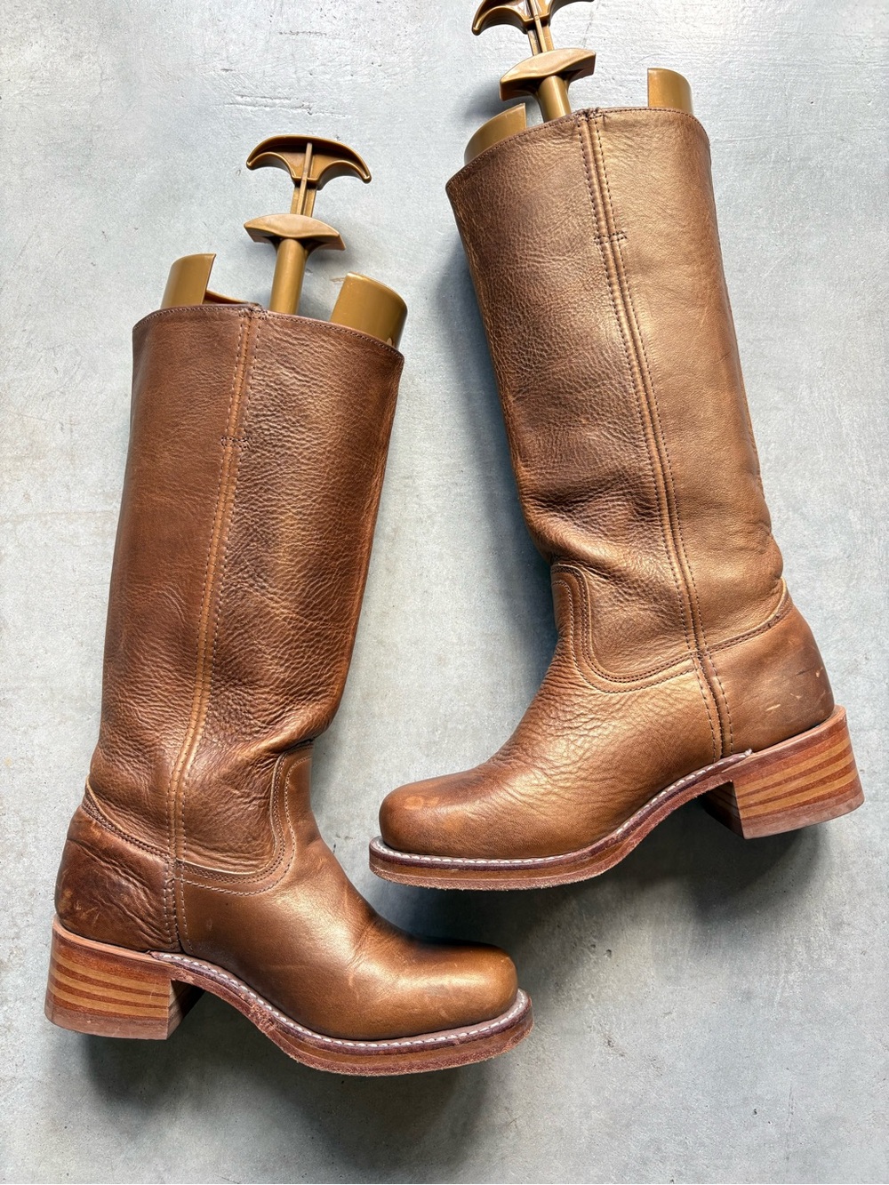 FRYE 🇺🇸 14L Campus Boots Bronzed - Picture 11 of 16